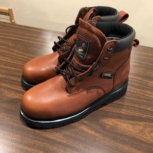 Red head. Goretex work boot. 6” sparta steel toe